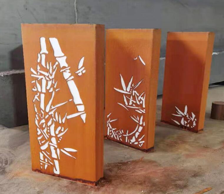 定兴锈钢板灯箱